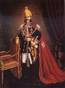 Maujdar Khan Hyderabad Nawab Sir Mahbub Ali Khan Bahadur Fateh Jung of Hyderabad and Berar Spain oil painting artist
